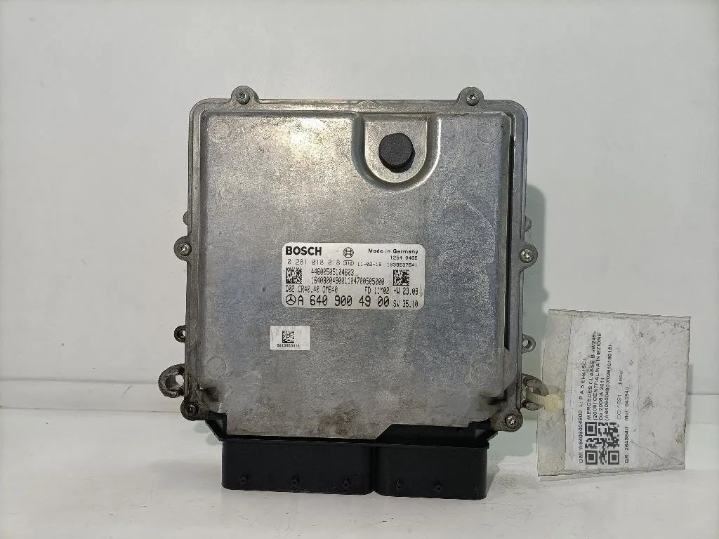 CENTRALINA MOTORE MERCEDES Classe B W245 1° Serie A6409004900/0281018018 640940 diesel 1991 (05>11)