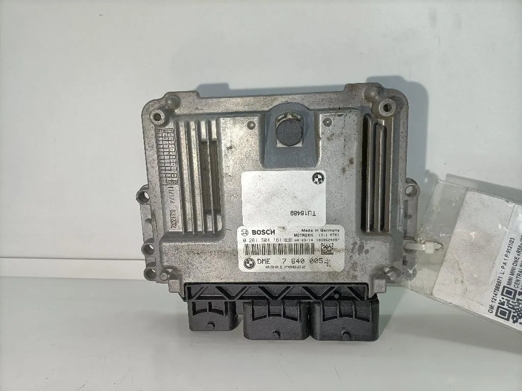 CENTRALINA MOTORE con codice 0261S04161/7640005-01 da MINI One 2° Serie N12B14A benzina 1397 (06>13)