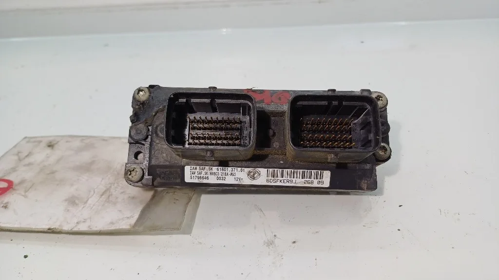 CENTRALINA MOTORE FIAT Panda 2° Serie IAW5AF.SK/51798646/61601.371.01 188A4000 bifuel/metano 1242 (03>10)