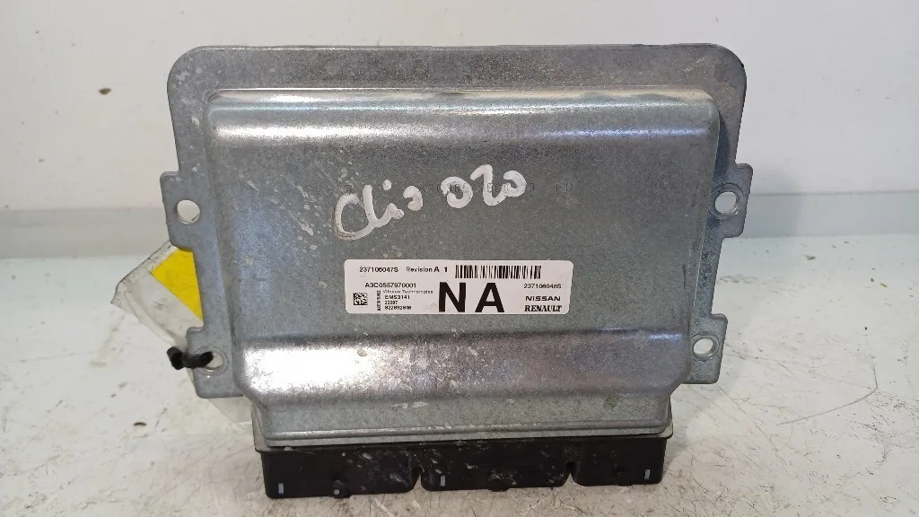 CENTRALINA MOTORE RENAULT CLIO Serie V 237106047S/A3C0557970001/822892846/EMS33141 H4D460 bifuel/gas 999 (19>)