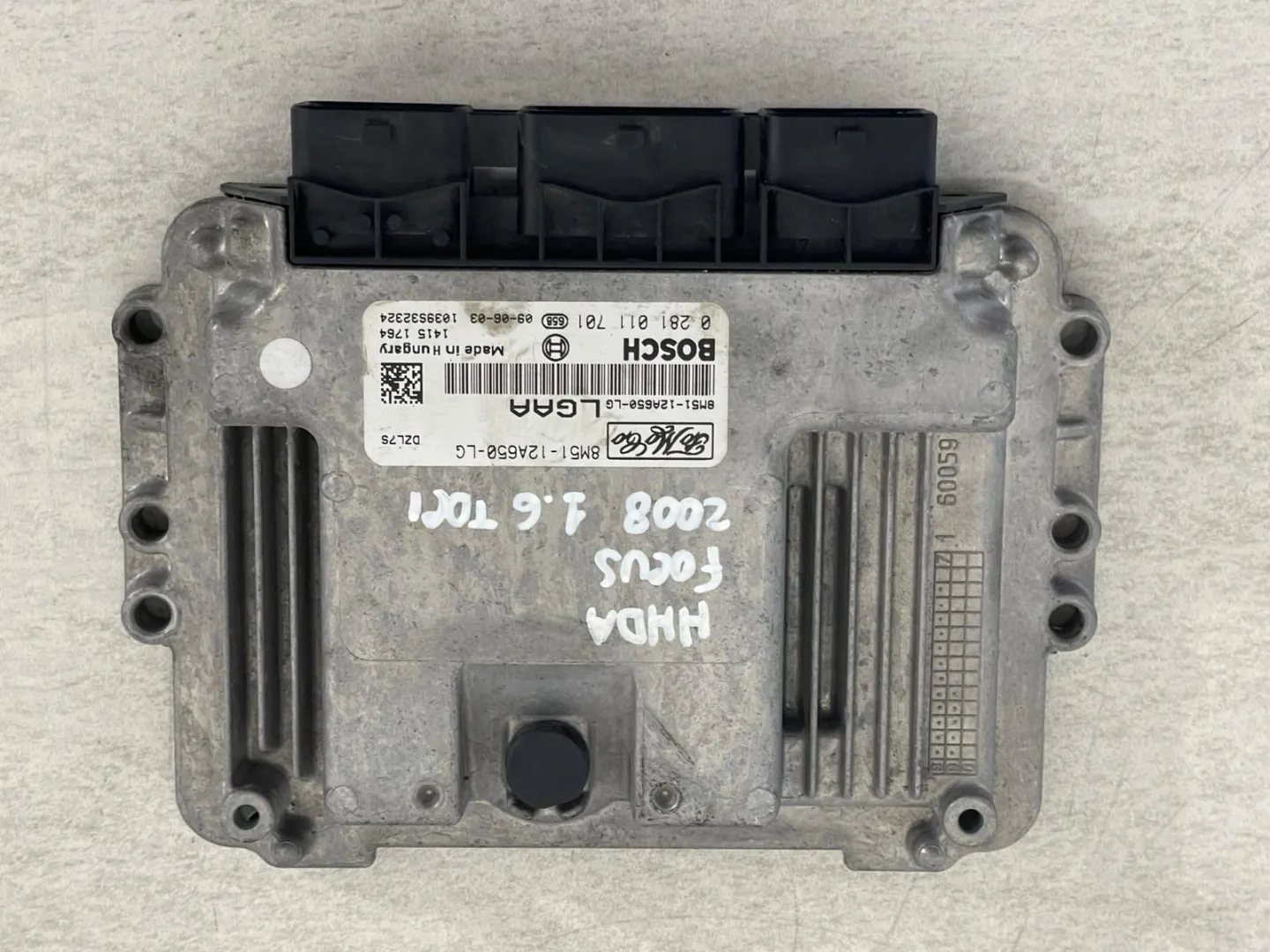 CENTRALINA MOTORE con codice 8M51-12A650-LG da 1456750 FORD Focus Berlina 4° Serie con codice motore HHDA Diesel 1600