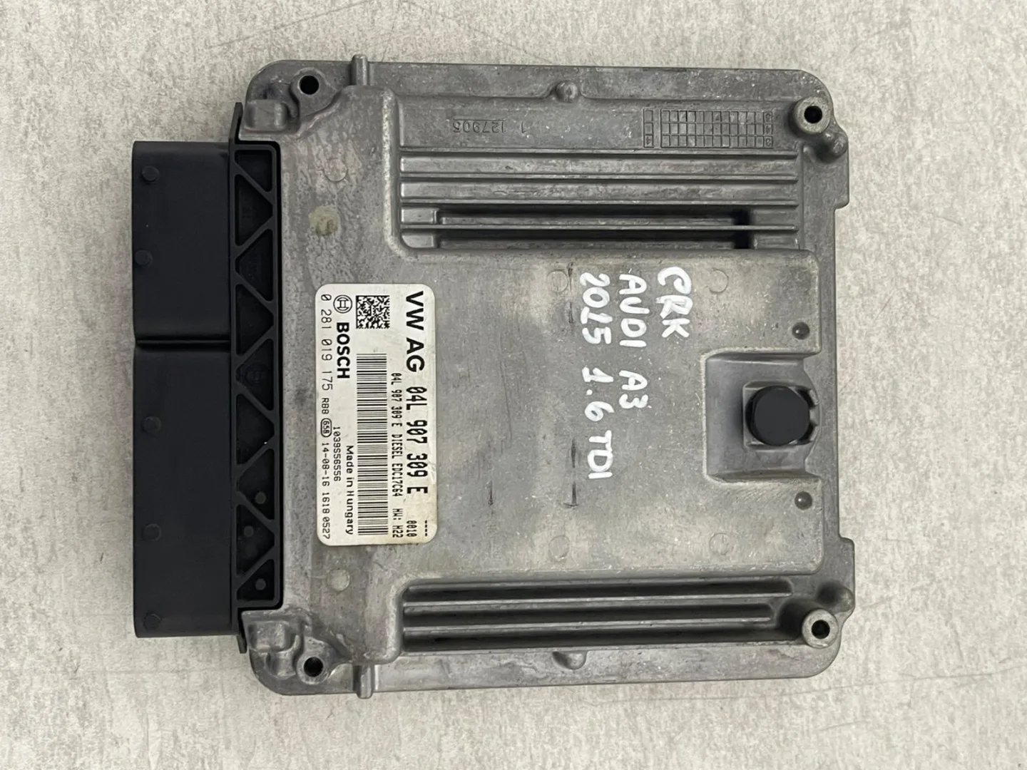 CENTRALINA MOTORE con codice 04L906021AP da 04L906021AQ AUDI A3 Serie (8V1) con codice motore CRK Diesel 1600