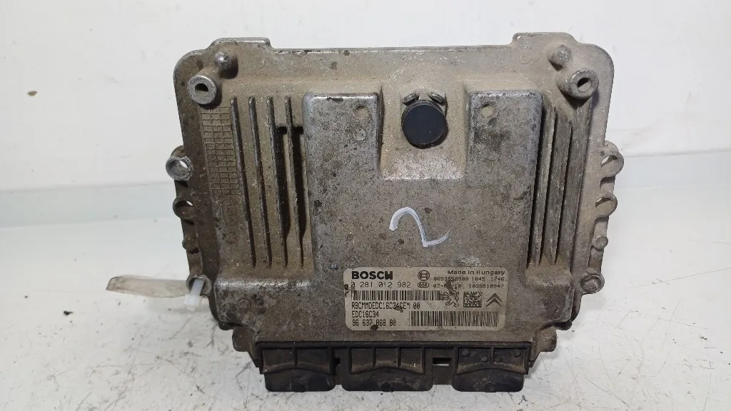 CENTRALINA MOTORE PEUGEOT Expert 3° Serie 0281012982/EDC16C34/9663786880 9HV diesel 1560 (07>)