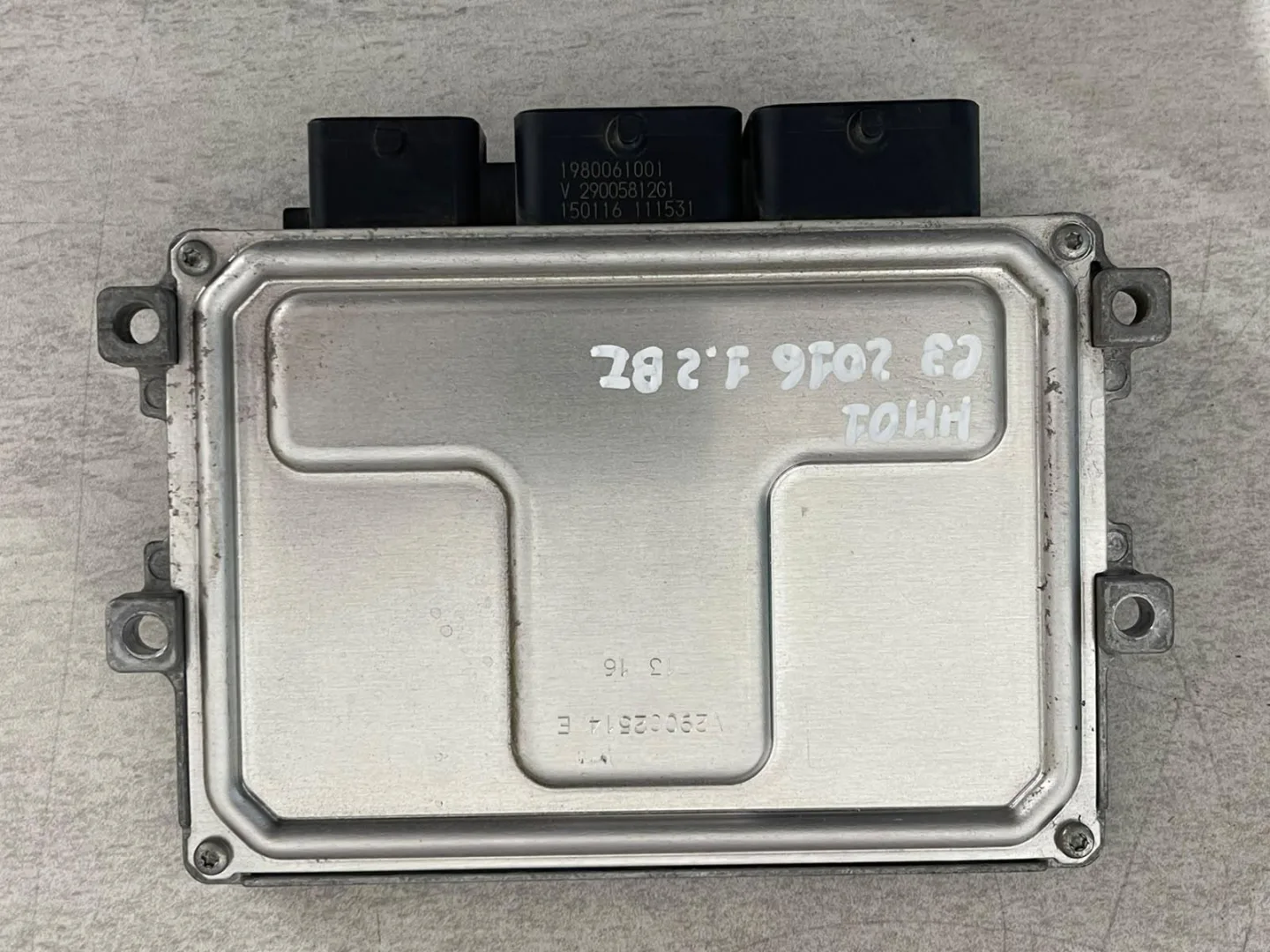 CENTRALINA MOTORE con codice 9811545080 da 1613826380 CITROEN C3 Serie con codice motore HM01 Benzina 1200