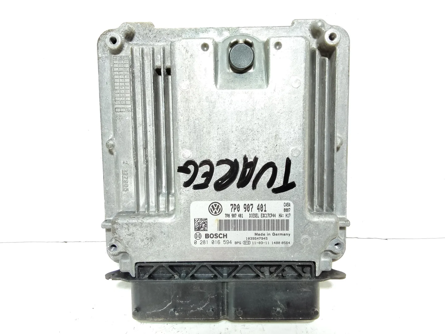 CENTRALINA MOTORE con codice 7P0907401 da VOLKSWAGEN Touareg 2° Serie con codice motore CAS Diesel 3000 (10>)