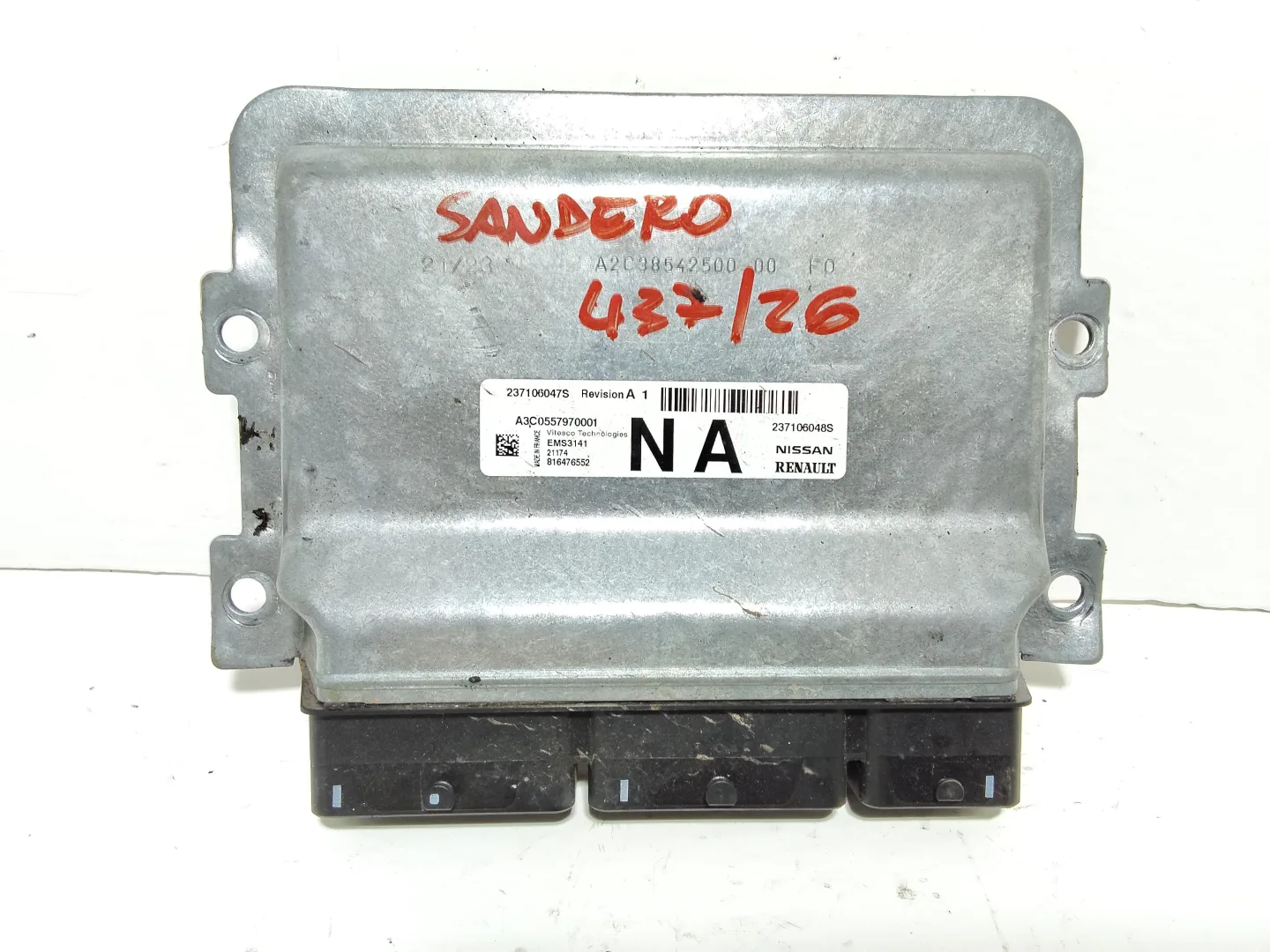 CENTRALINA MOTORE con codice A3C0557970001 da DACIA Sandero Stepway Serie H4D4F4 Bifuel/Gas 1000 (21>)