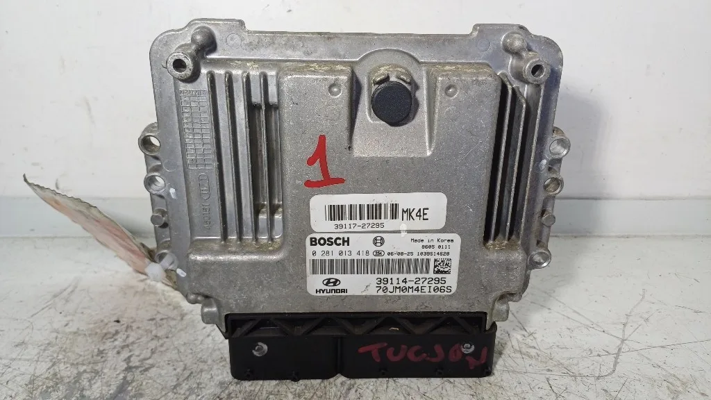 CENTRALINA MOTORE HYUNDAI Tucson Serie 0281013418/39114-27295 D4EA diesel 1991 (04>09)