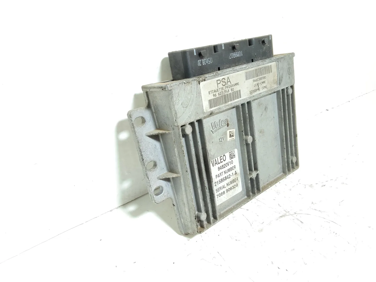 CENTRALINA MOTORE con codice 84820V10 da CITROEN C3 2° Serie con codice motore KFV Bifuel/Metano 1400 (05>10)