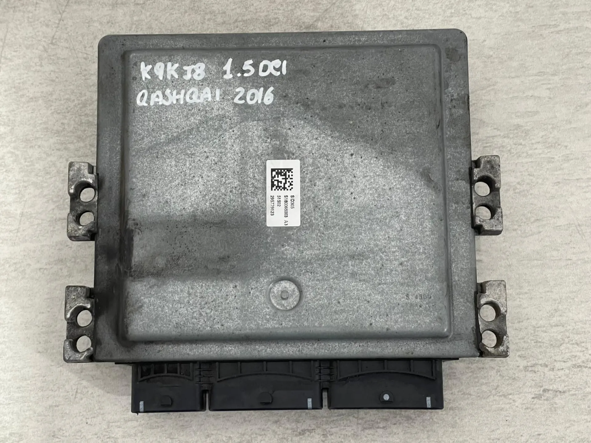 CENTRALINA MOTORE con codice 237100386R da 237104ED9B NISSAN Qashqai Serie con codice motore K9K J8 Diesel 1500