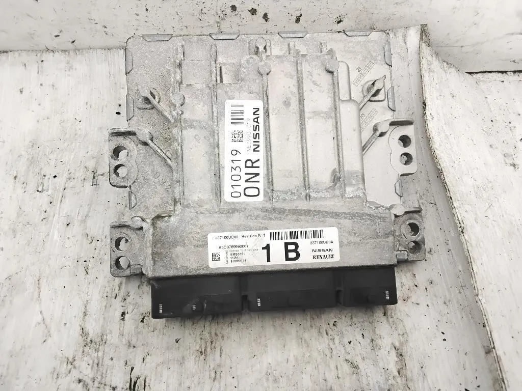 CENTRALINA MOTORE con codice 237106ub0a NEC990-019 A3C0769990001 da NISSAN Qashqai Serie (J12) HR13 hybrid 1332 (21>)