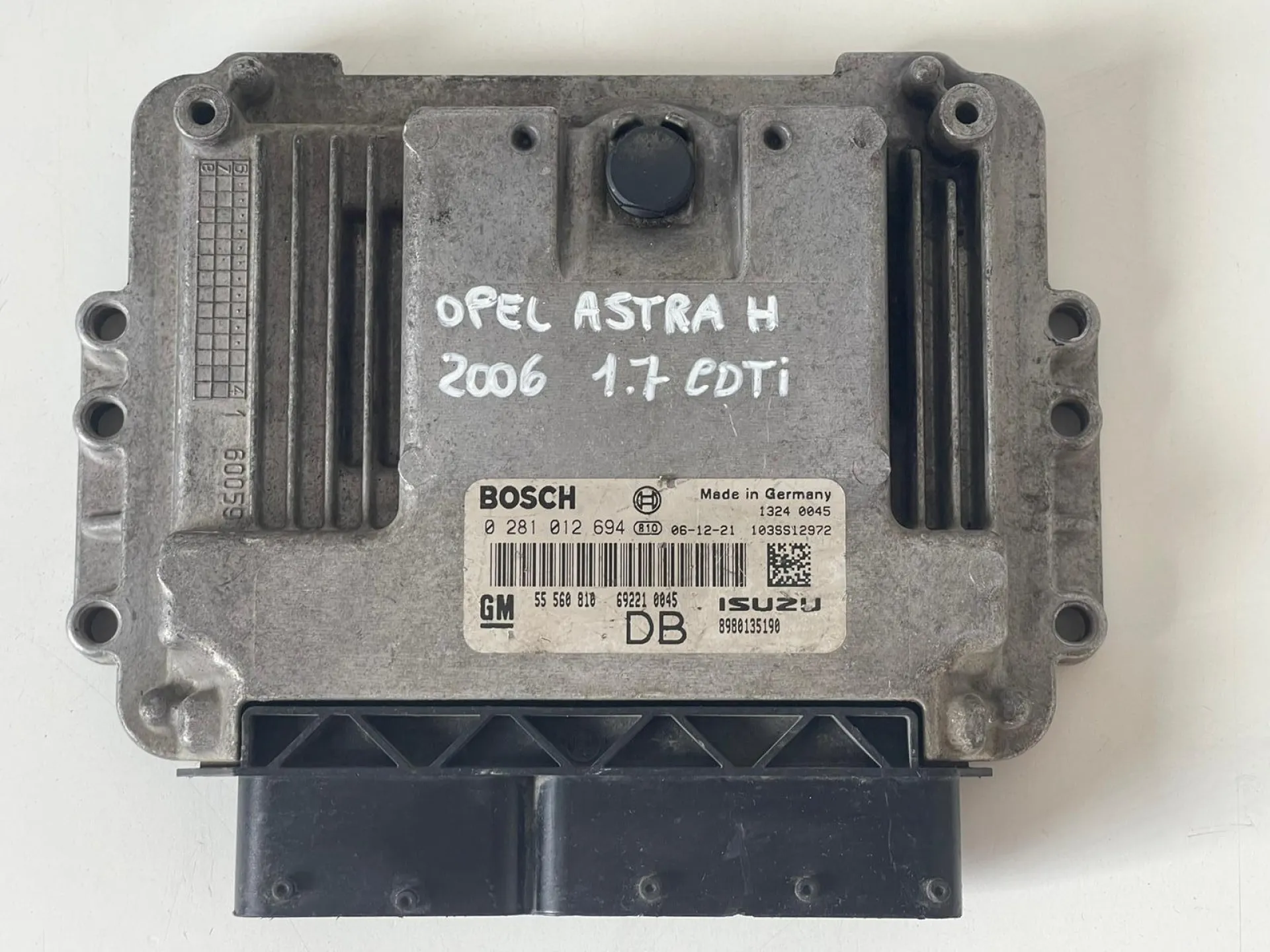 CENTRALINA MOTORE con codice 0281012694 da OPEL Astra H Berlina Diesel 1700 (04>07)