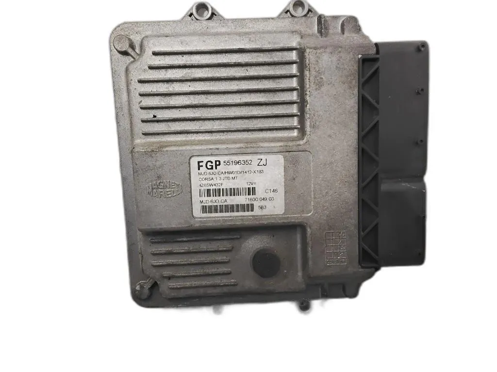 CENTRALINA MOTORE con codice 55196352 MJD6JO.CA da OPEL Corsa C 5P 2° Serie Z13DT diesel 1248 (03>06)