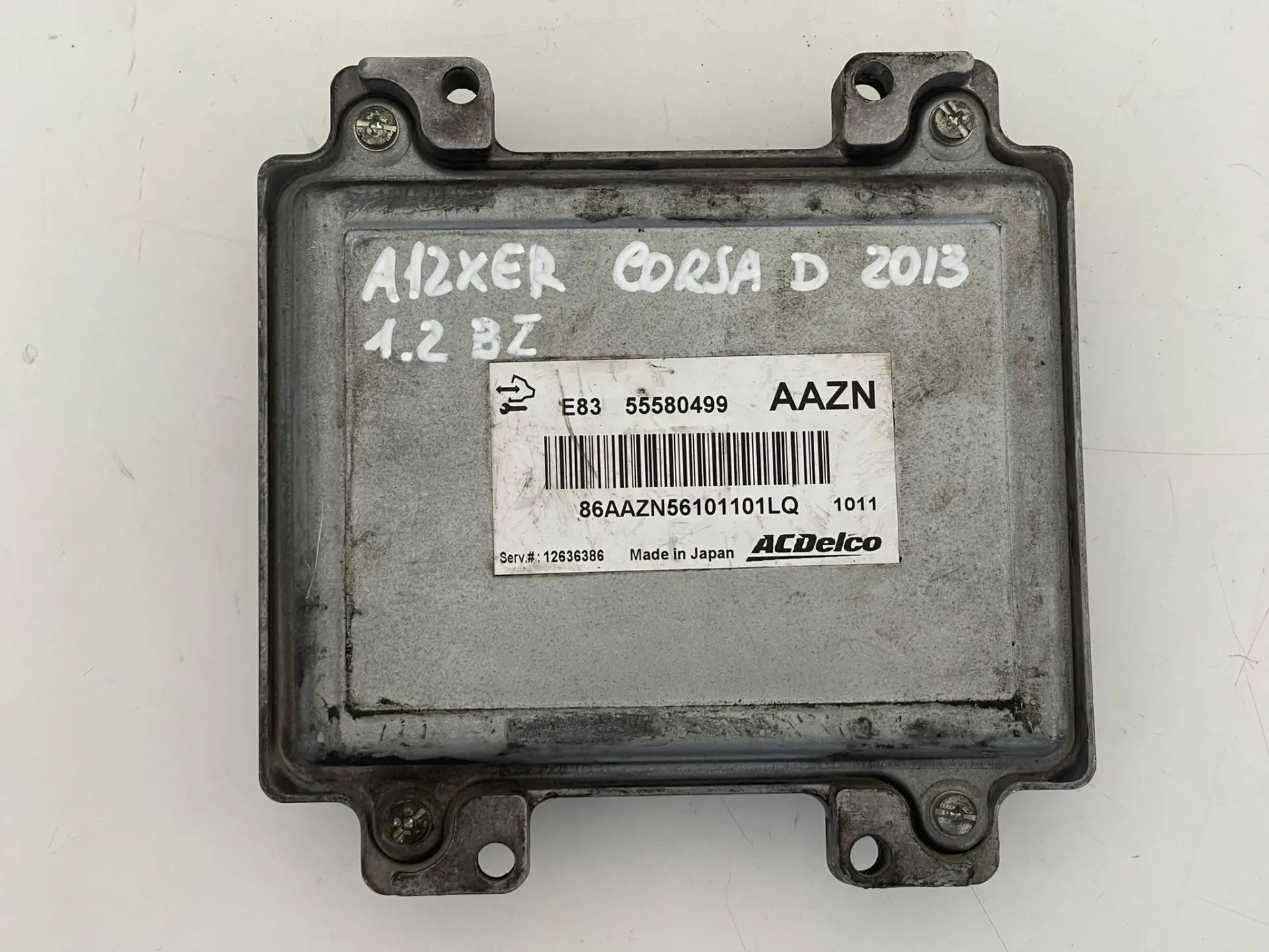 CENTRALINA MOTORE con codice 55580499 da OPEL Corsa D 5P 2° Serie con codice motore A12XER/A12XER Benzina 1200 (11>)