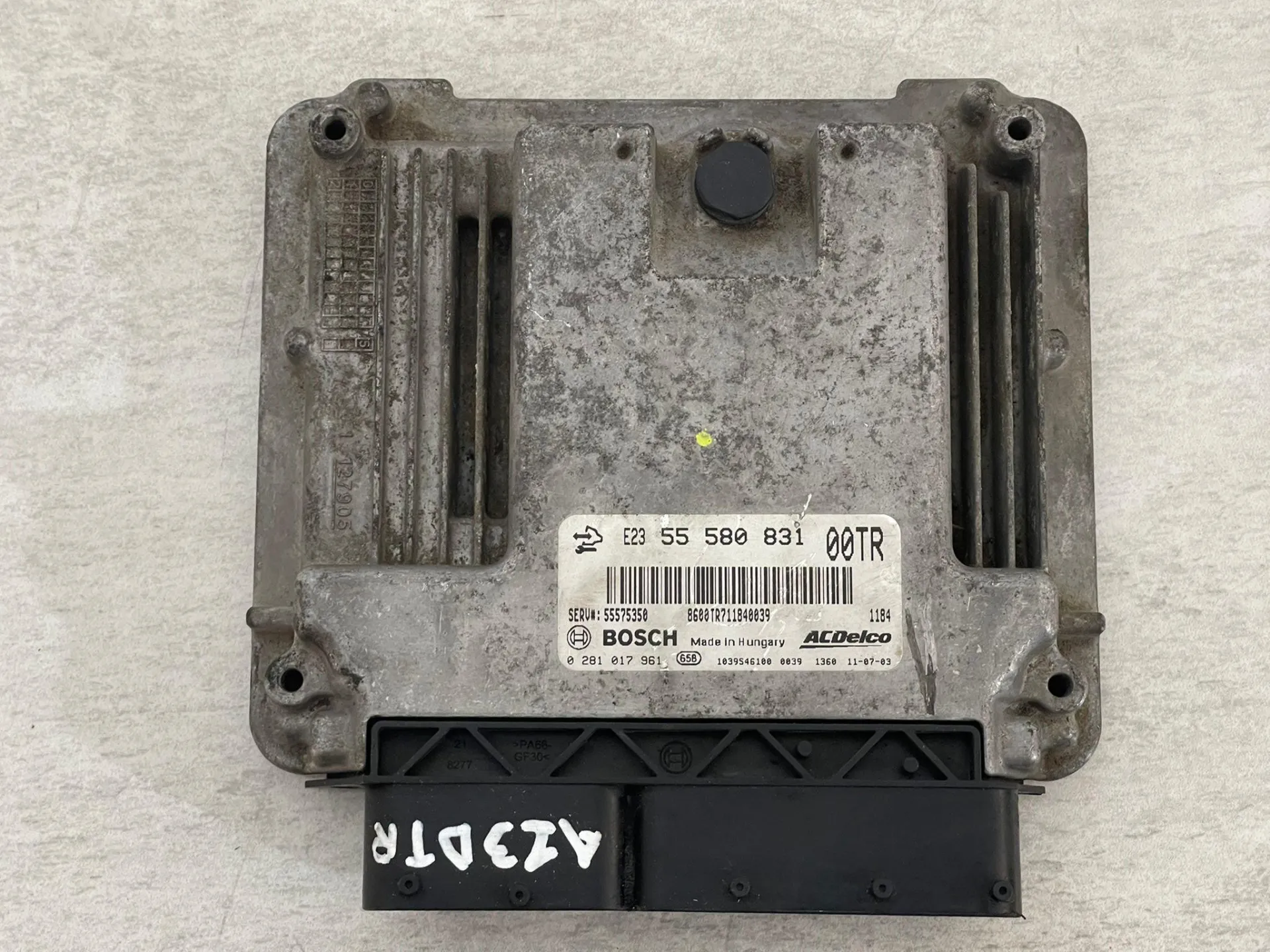 CENTRALINA MOTORE con codice 55580831 da OPEL Corsa D 5P 2° Serie con codice motore A13DTR Diesel 1300 (11>)