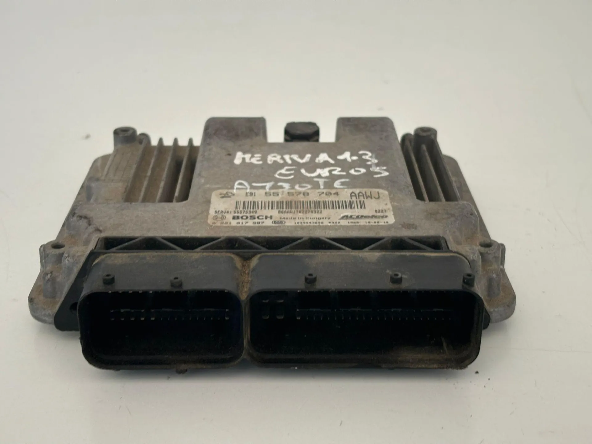 CENTRALINA MOTORE con codice 55578704 da OPEL Meriva 3° Serie con codice motore A13DTE/A13DTE Diesel 1300 (10>)