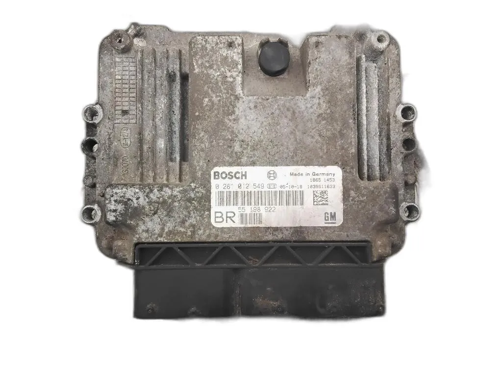 CENTRALINA MOTORE con codice 55198922 0281012549 da OPEL Zafira B 2° Serie Z19DT diesel 1910 (08>)