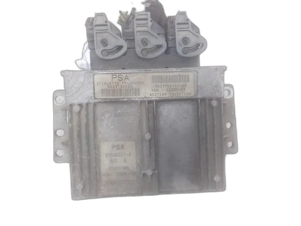 CENTRALINA MOTORE con codice 9643134680 9637706180-05 da PEUGEOT 206 2° Serie TU3JP benzina 1360 (03>09)