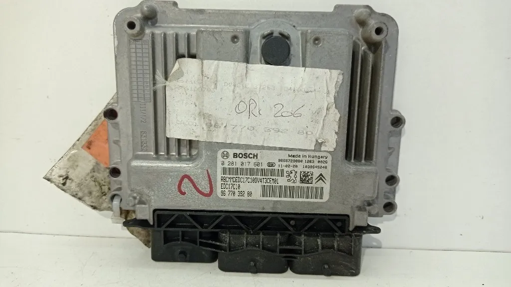 CENTRALINA MOTORE PEUGEOT 206 Plus Berlina 1943PJ DV4TD diesel 1398 (09>)