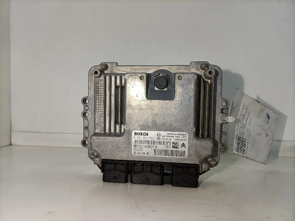 CENTRALINA MOTORE PEUGEOT 207 1° Serie 0281012523/9664843480 DV4TD diesel 1398 (06>09)