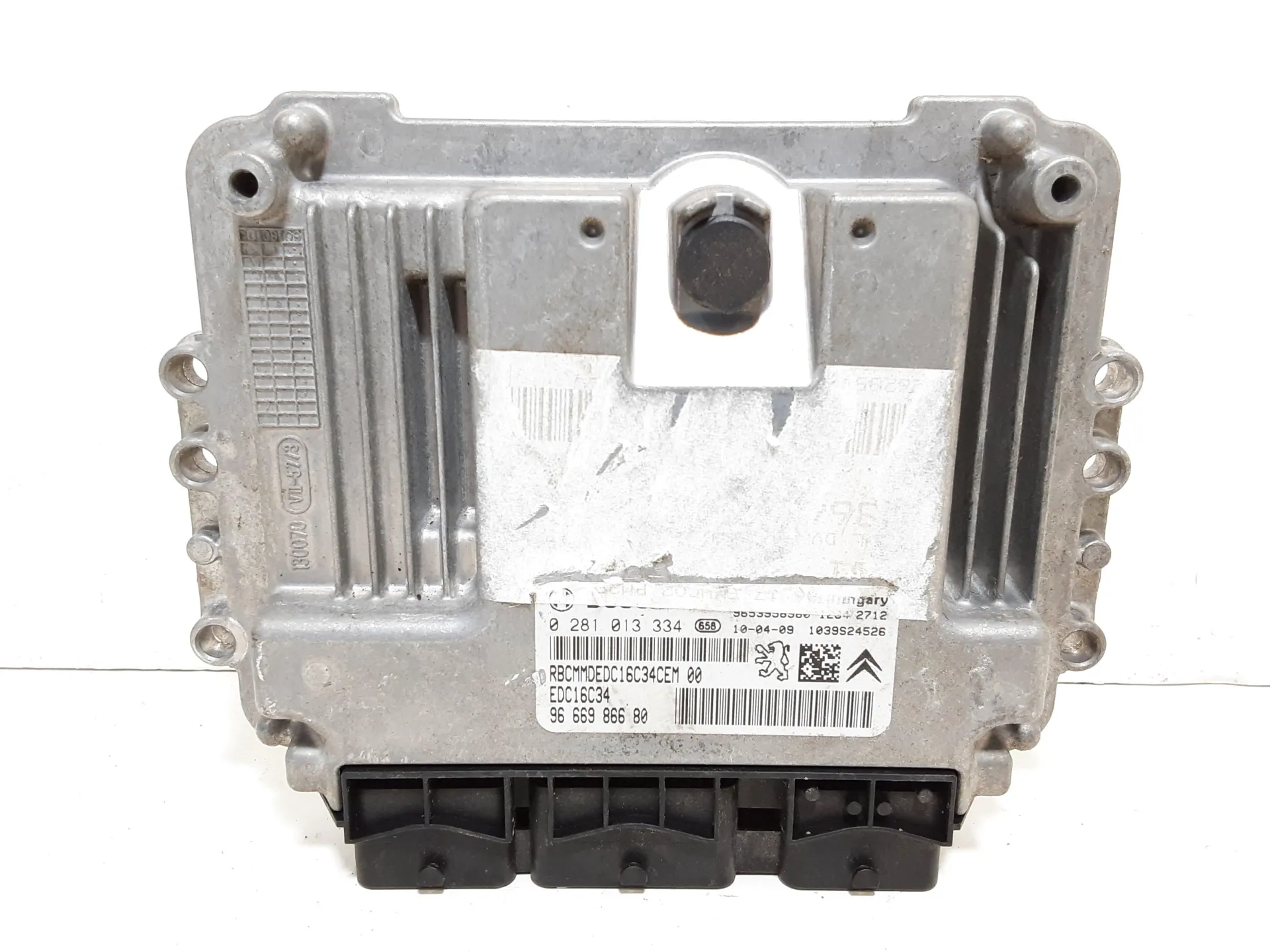 CENTRALINA MOTORE con codice 966689866 da PEUGEOT 3008 Serie con codice motore 9HZ/9HZ (DV6TED4) (DV6TED4) Diesel 1600 (09>16)