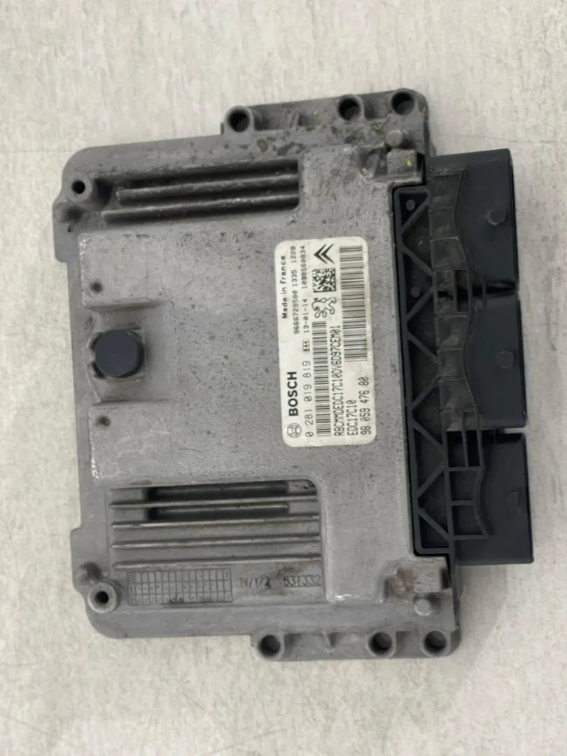 CENTRALINA MOTORE con codice 0281019819 da 9805947680 PEUGEOT 308 2° Serie con codice motore 9H05 Diesel 1600