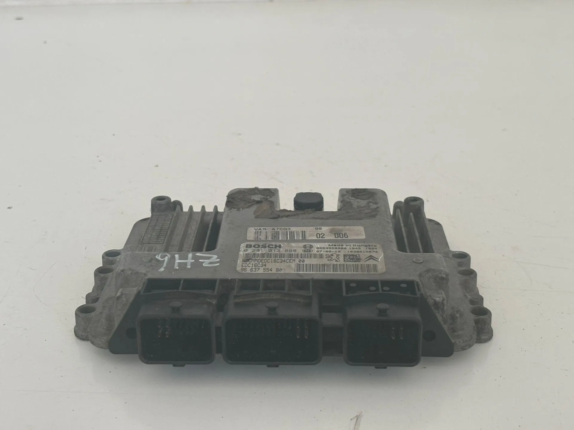 CENTRALINA MOTORE con codice 0281013868 da PEUGEOT 308 Serie con codice motore 9HZ/9HZ Diesel 1600 (07>14)