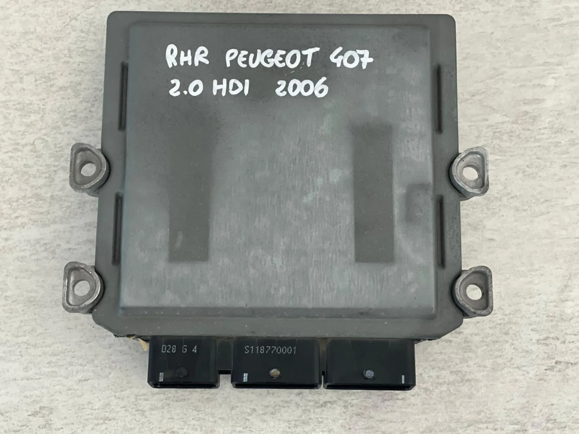 CENTRALINA MOTORE con codice 5WS40167F-T da PEUGEOT 407 Berlina Diesel 2000 (04>)