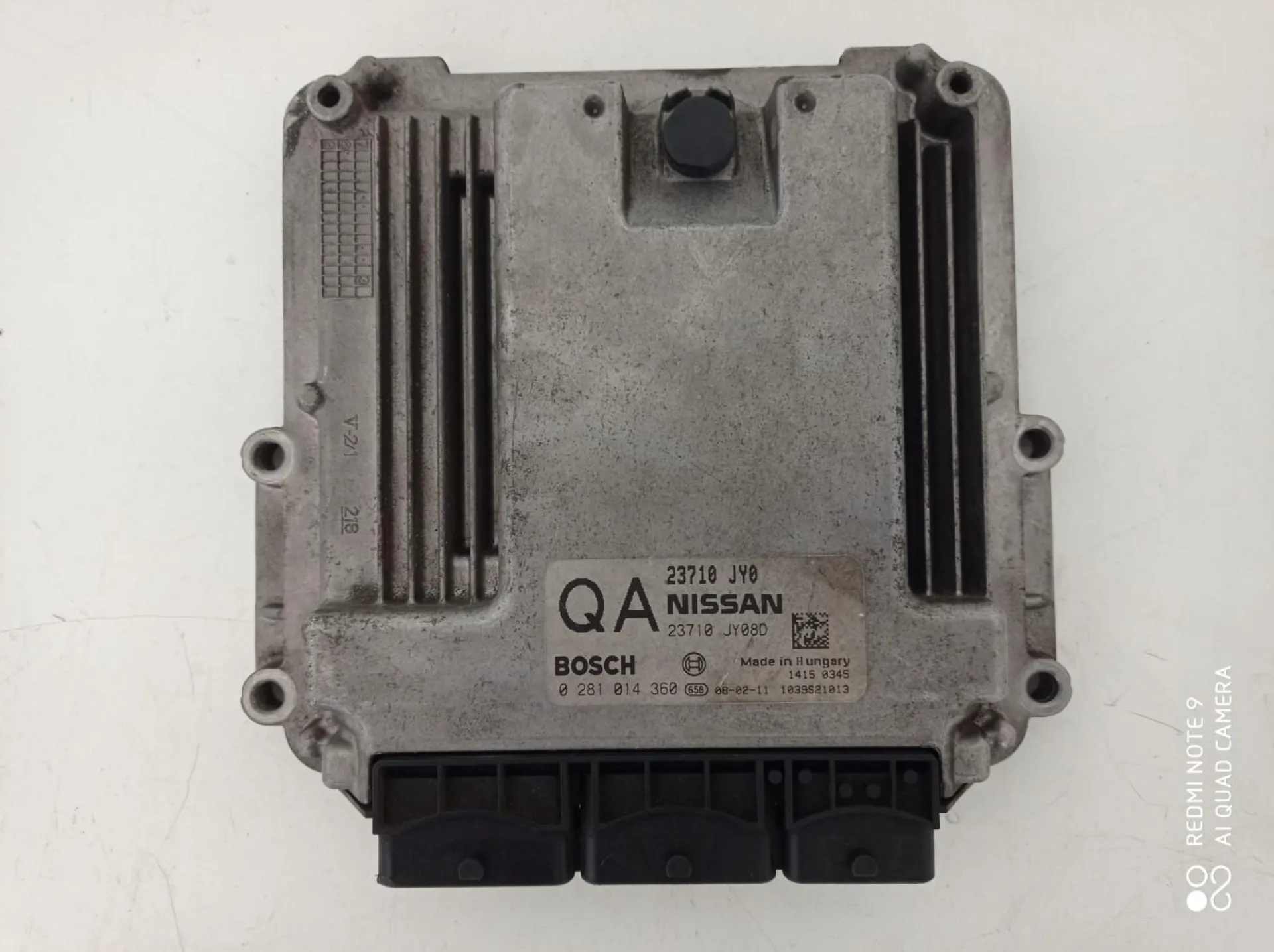 CENTRALINA MOTORE con codice 0281014360 da RENAULT Koleos 1° Serie Diesel 2000 (08>)