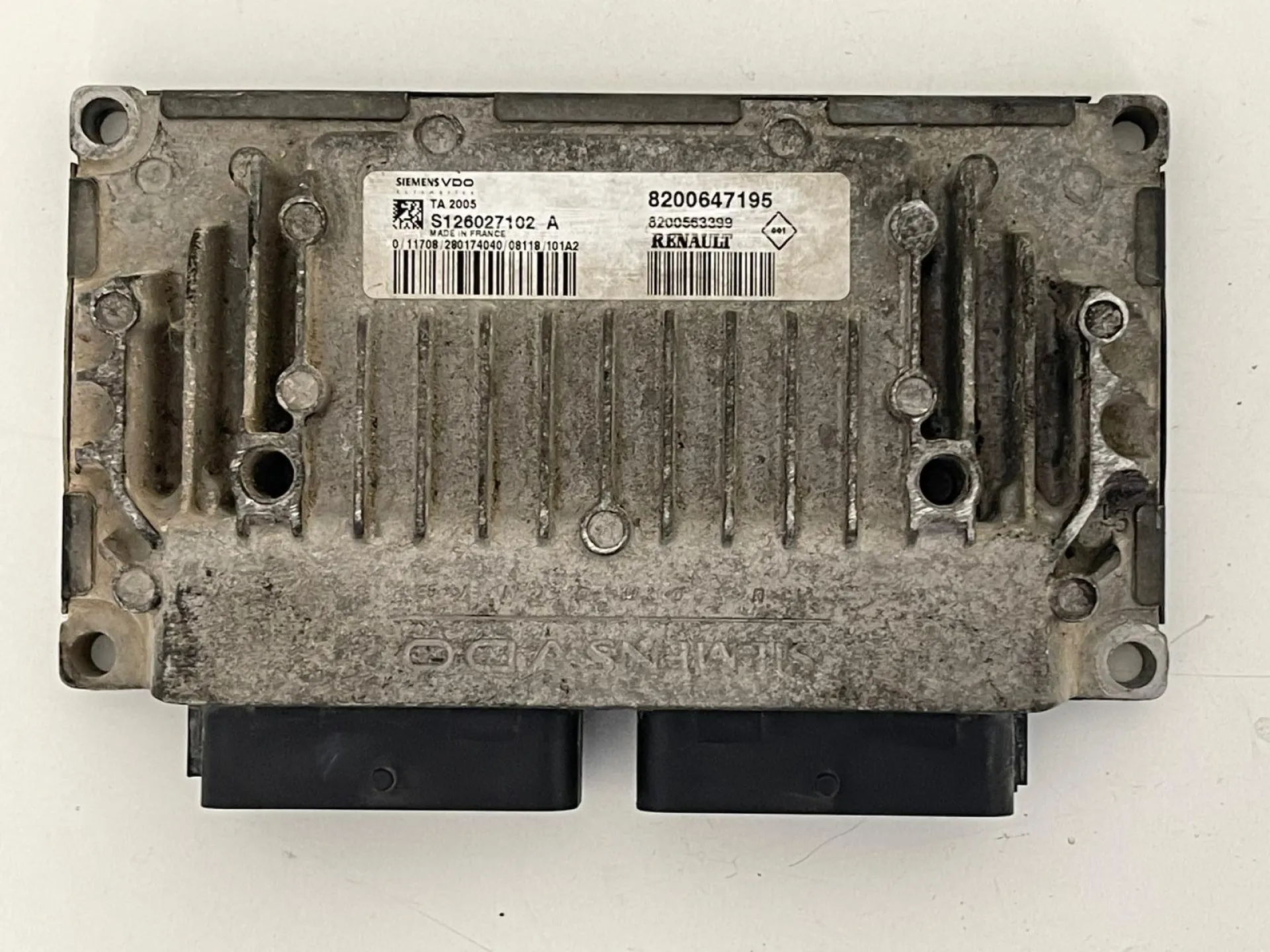 CENTRALINA MOTORE con codice 8200647195 da RENAULT Megane III con codice motore F9Q/F9Q Diesel 1900 (08>16)