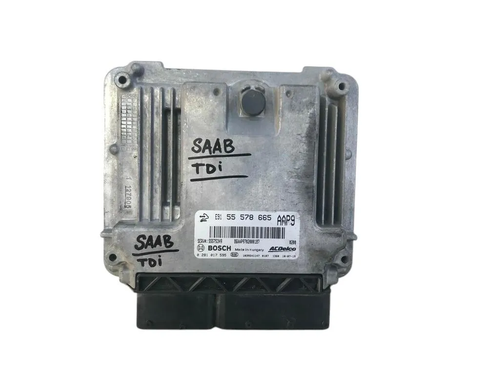CENTRALINA MOTORE SAAB 9-5 Berlina 2° Serie 55578665/0281017595 Diesel 2000 (01>06)