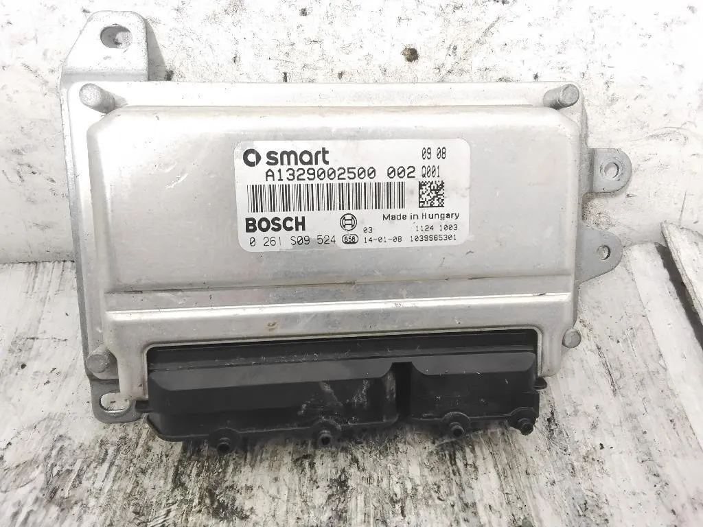 CENTRALINA MOTORE con codice 0261S09524 A1329002500 da SMART ForTwo Cabrio (W451) 132910 benzina 999 (07>15)