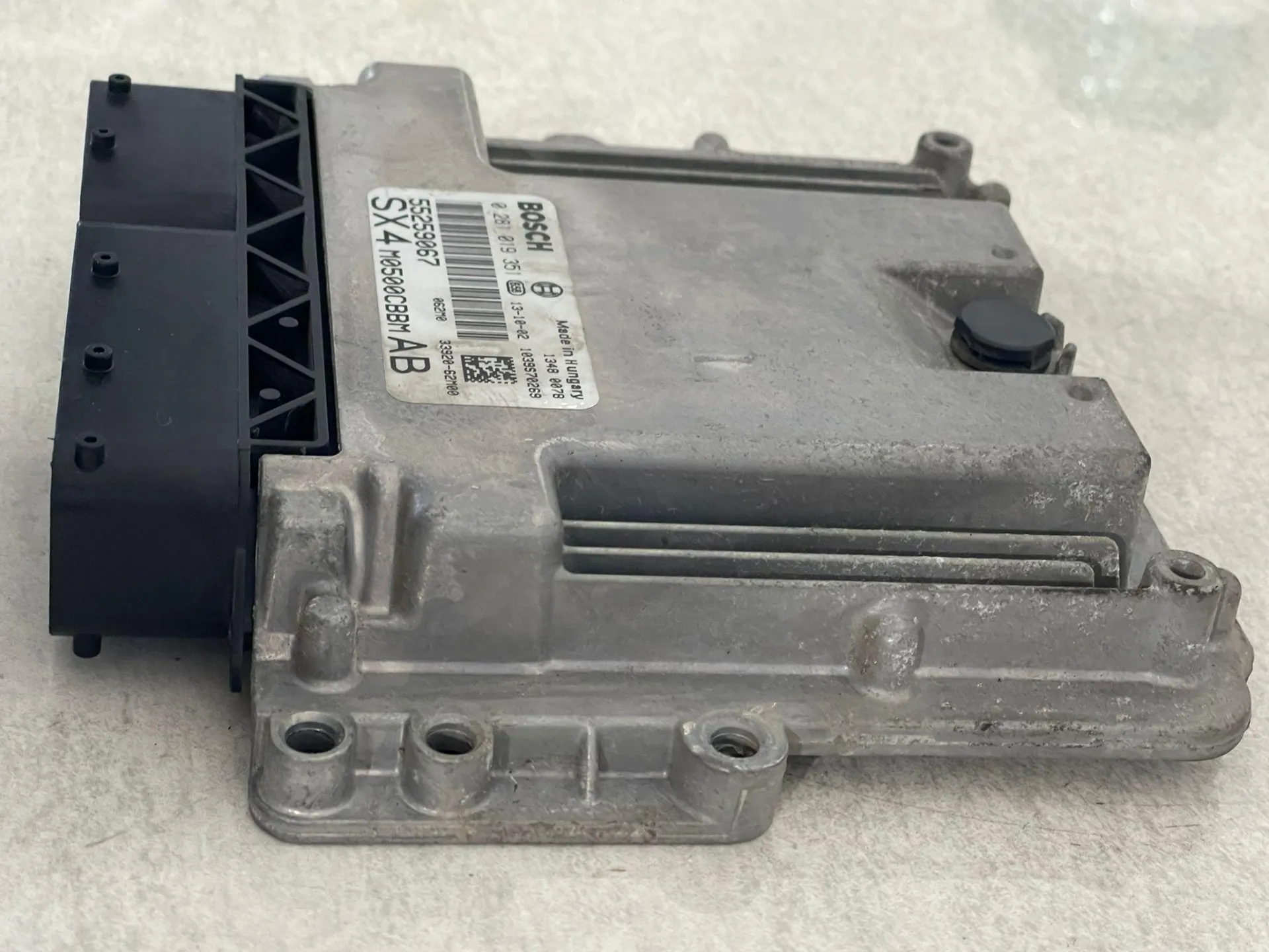 CENTRALINA MOTORE con codice 55259067 da 3392062M01000 SUZUKI SX4 Serie S-Cross con codice motore D16AA Diesel 1600