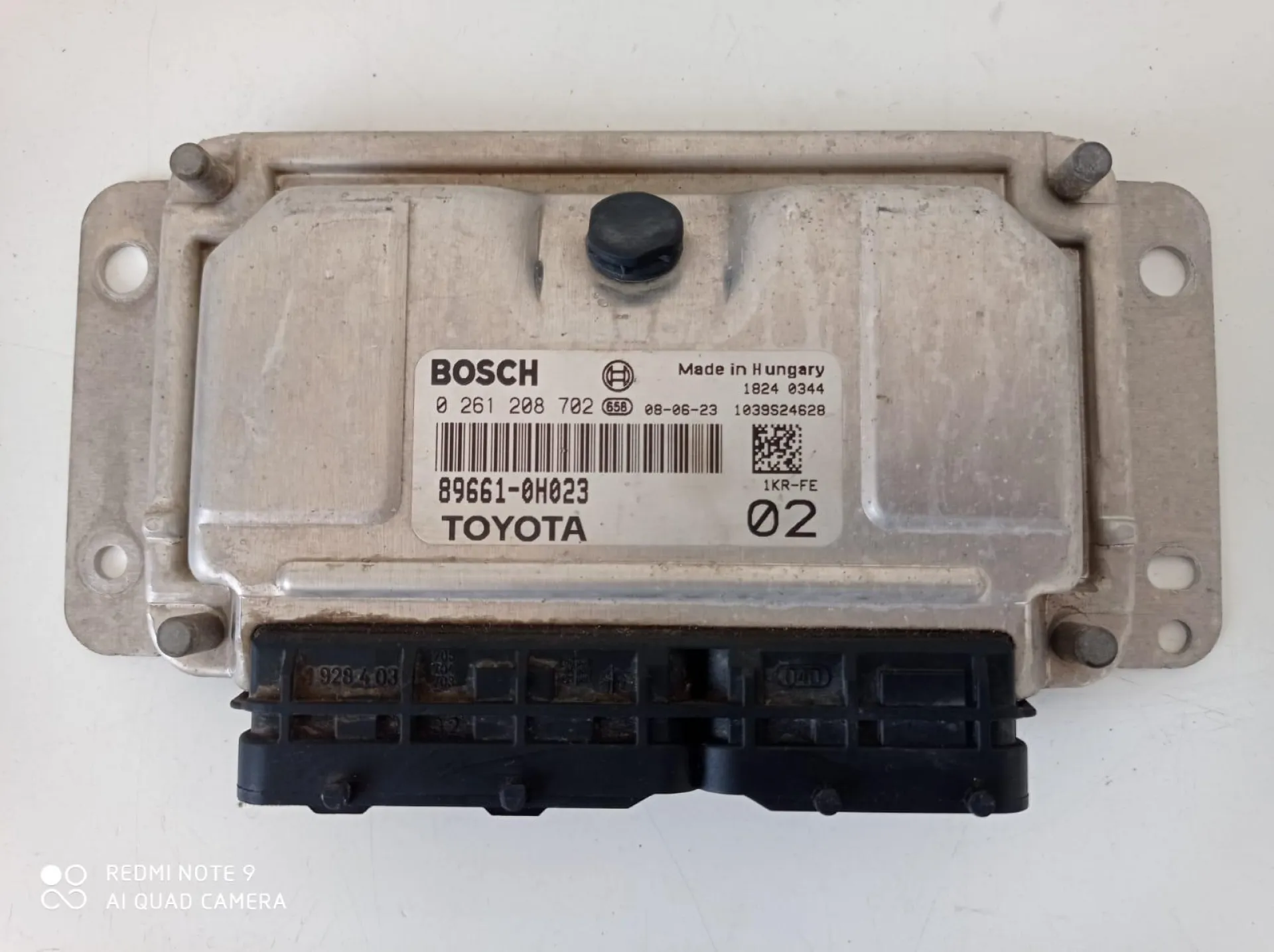 CENTRALINA MOTORE con codice 0261208702 da TOYOTA Aygo 2° Serie Benzina 1000 (08>14)