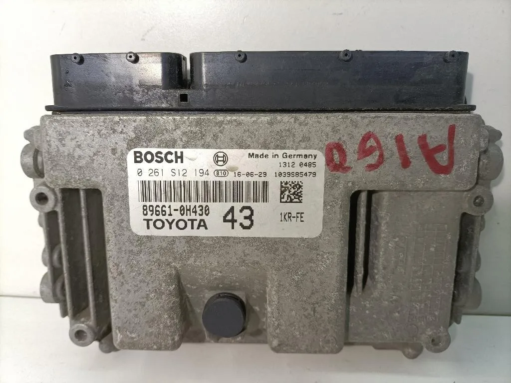 CENTRALINA MOTORE TOYOTA Aygo 3° Serie 896610H410 1KRFE benzina 998 (15>)