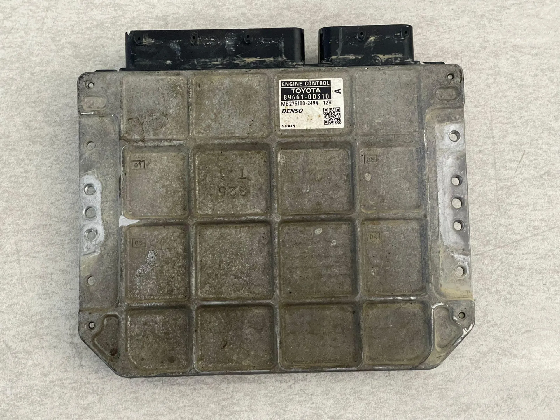 CENTRALINA MOTORE con codice 89661-0D310 da TOYOTA Yaris Serie Benzina 1300 (08>11)