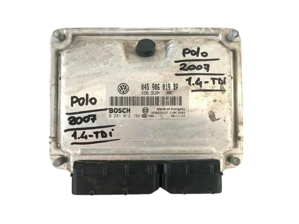 CENTRALINA MOTORE VOLKSWAGEN Polo 4° Serie 045906019BP / 0281012194 BNM, BWB Diesel 1400 (01>09)