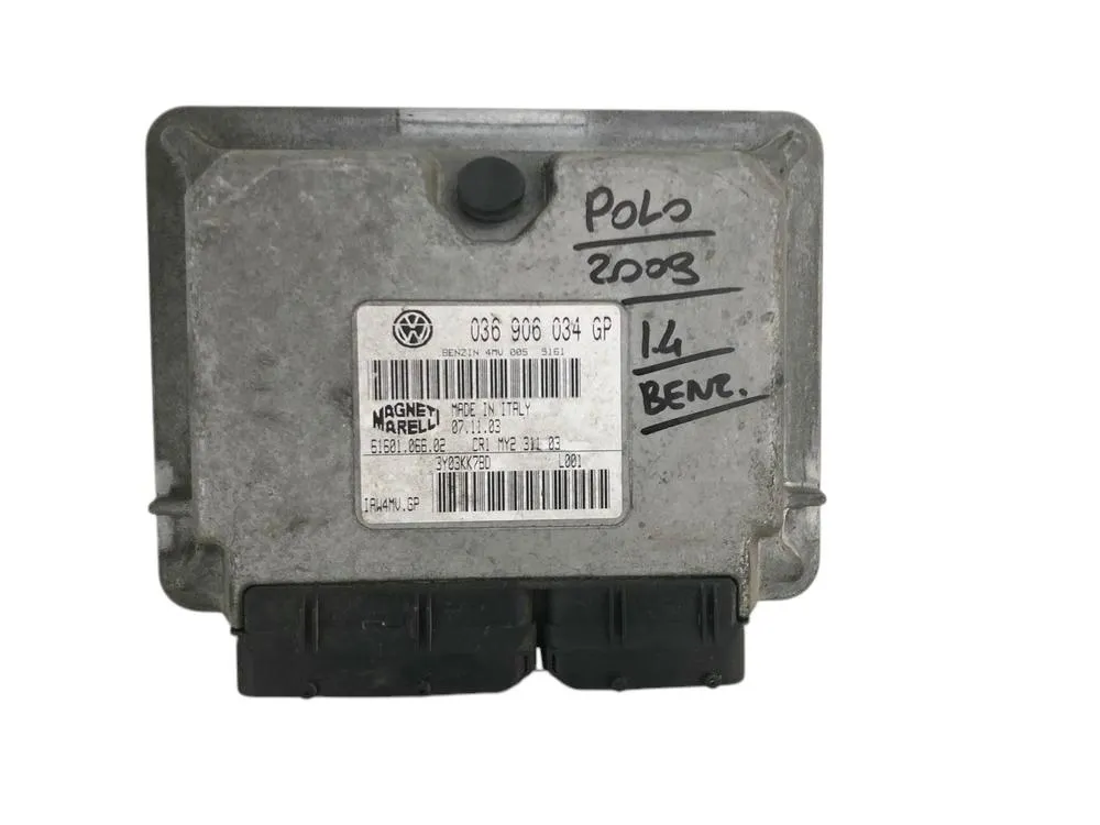 CENTRALINA MOTORE VOLKSWAGEN Polo 4° Serie 036906034GP / IAW4MVGP BBY, BKY Benzina 1400 (01>09)