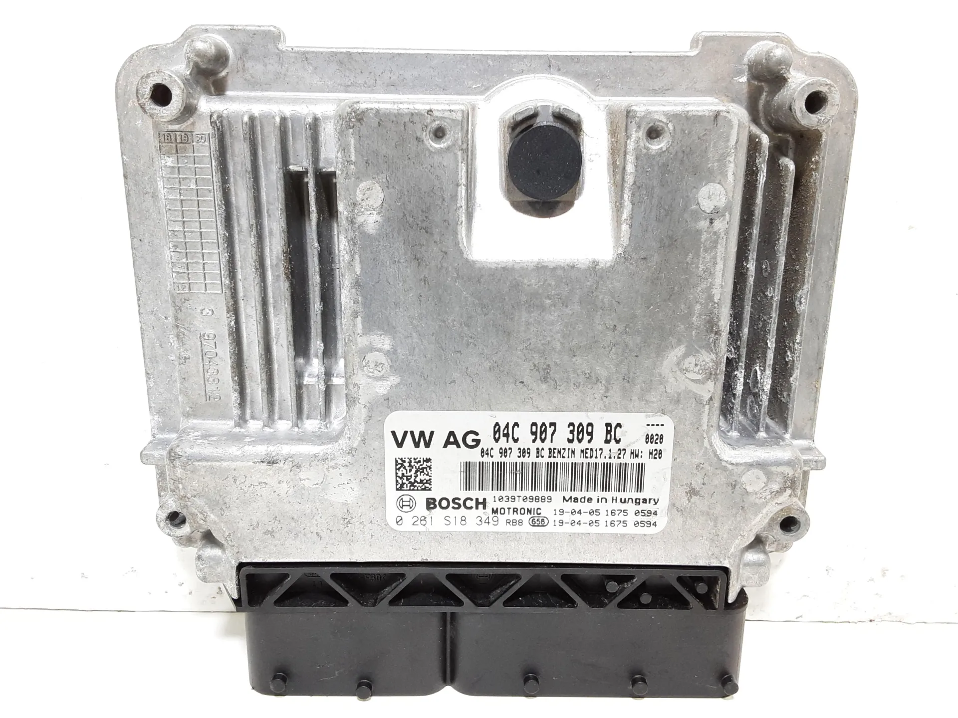 CENTRALINA MOTORE con codice 04C907309BC da VOLKSWAGEN Polo 6° Serie Bifuel/Gas 1000 (17>)