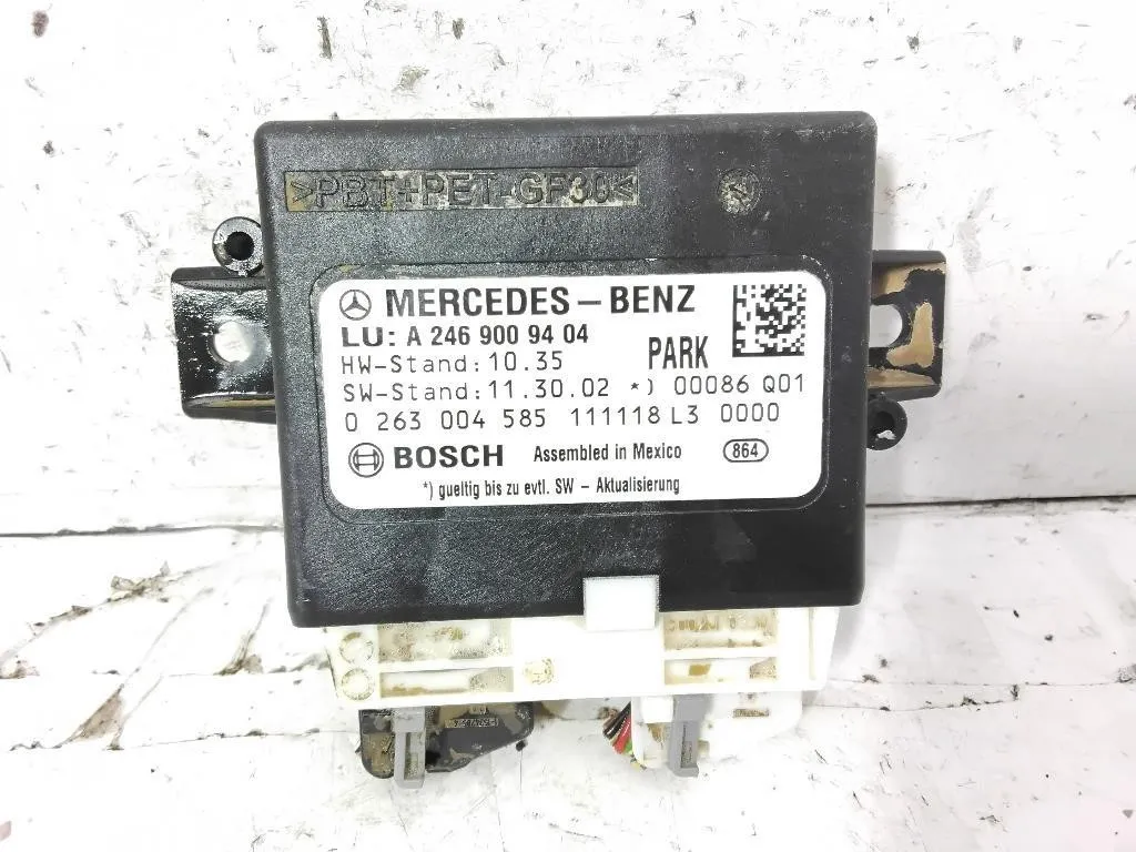 CENTRALINA PARK ASSIST con codice A2469009404 0263004585 da MERCEDES Classe B W246 2° Serie (12>)