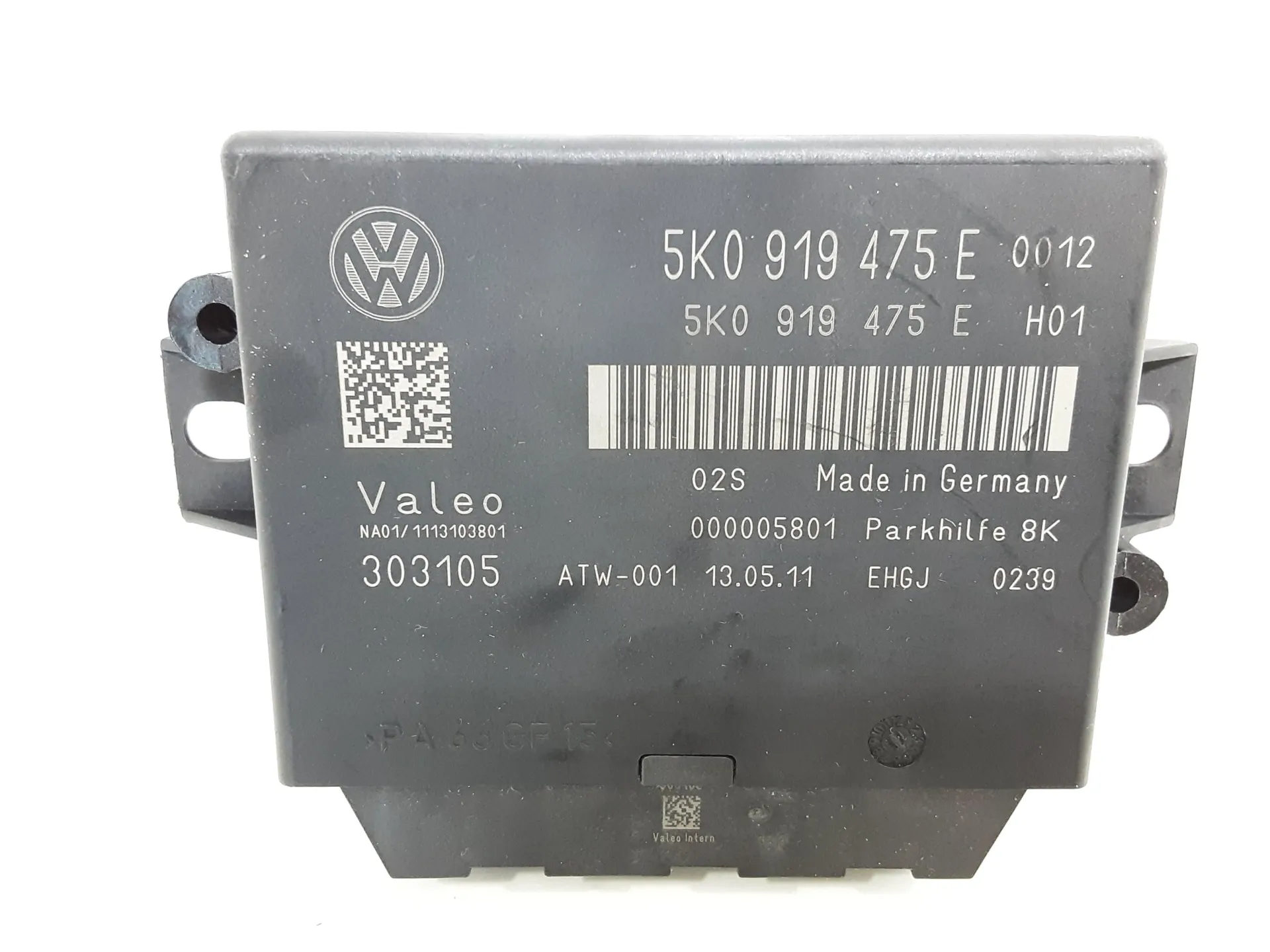 CENTRALINA PARK ASSIST con codice 5K0919475E da VOLKSWAGEN Golf 6 Berlina (08>12)