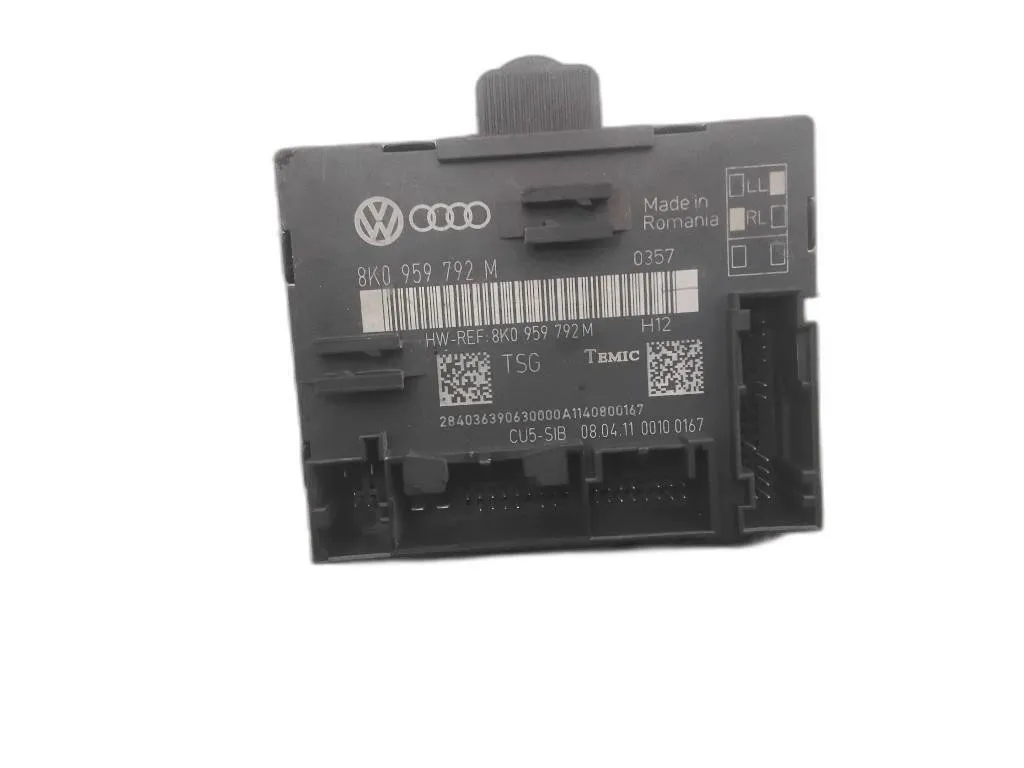 CENTRALINA PORTA DX PASSEGGERO con codice 8K0959792M da AUDI A4 Serie B8 (8K2) (07>16)
