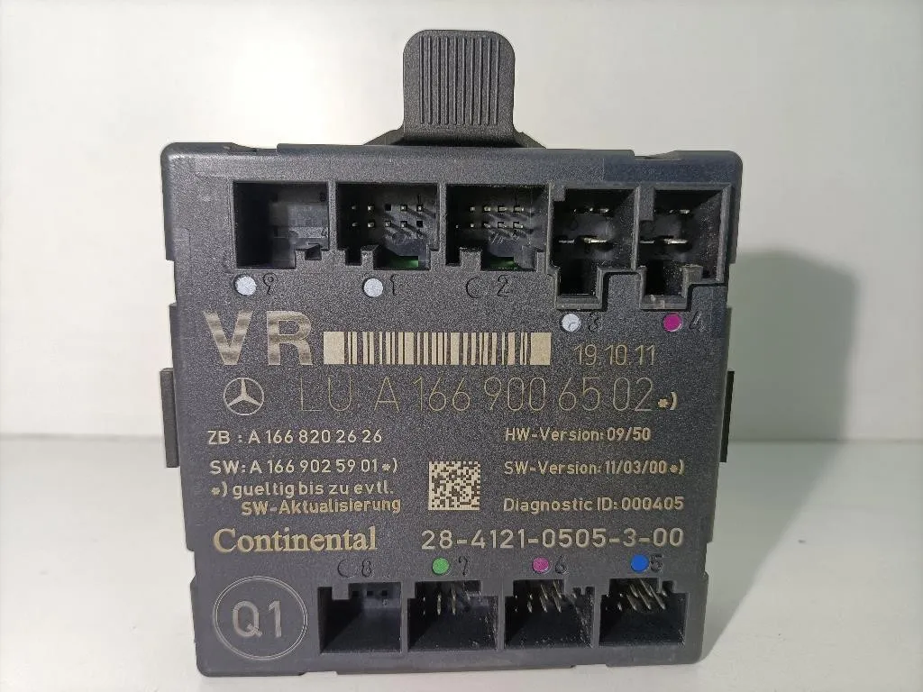 CENTRALINA PORTA DX PASSEGGERO MERCEDES Classe B W246 2° Serie A1669006502 651901 (12>)