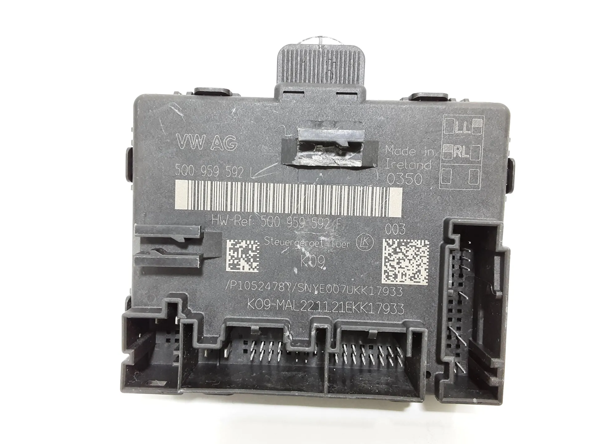 CENTRALINA PORTA DX PASSEGGERO con codice 5Q0959582F da VOLKSWAGEN Golf Serie VIII Variant (CG5) (20>)