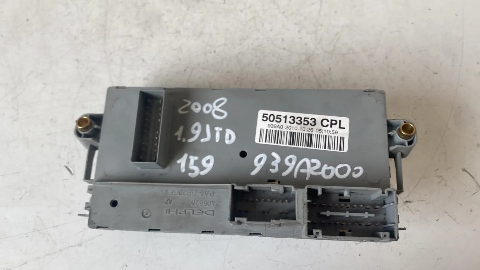 CENTRALINA PORTA FUSIBILI con codice 50513353 CPL da ALFA ROMEO 159 Berlina Serie (939_) con codice motore 939A2000/939A2000 Diesel 1900 (05>11)