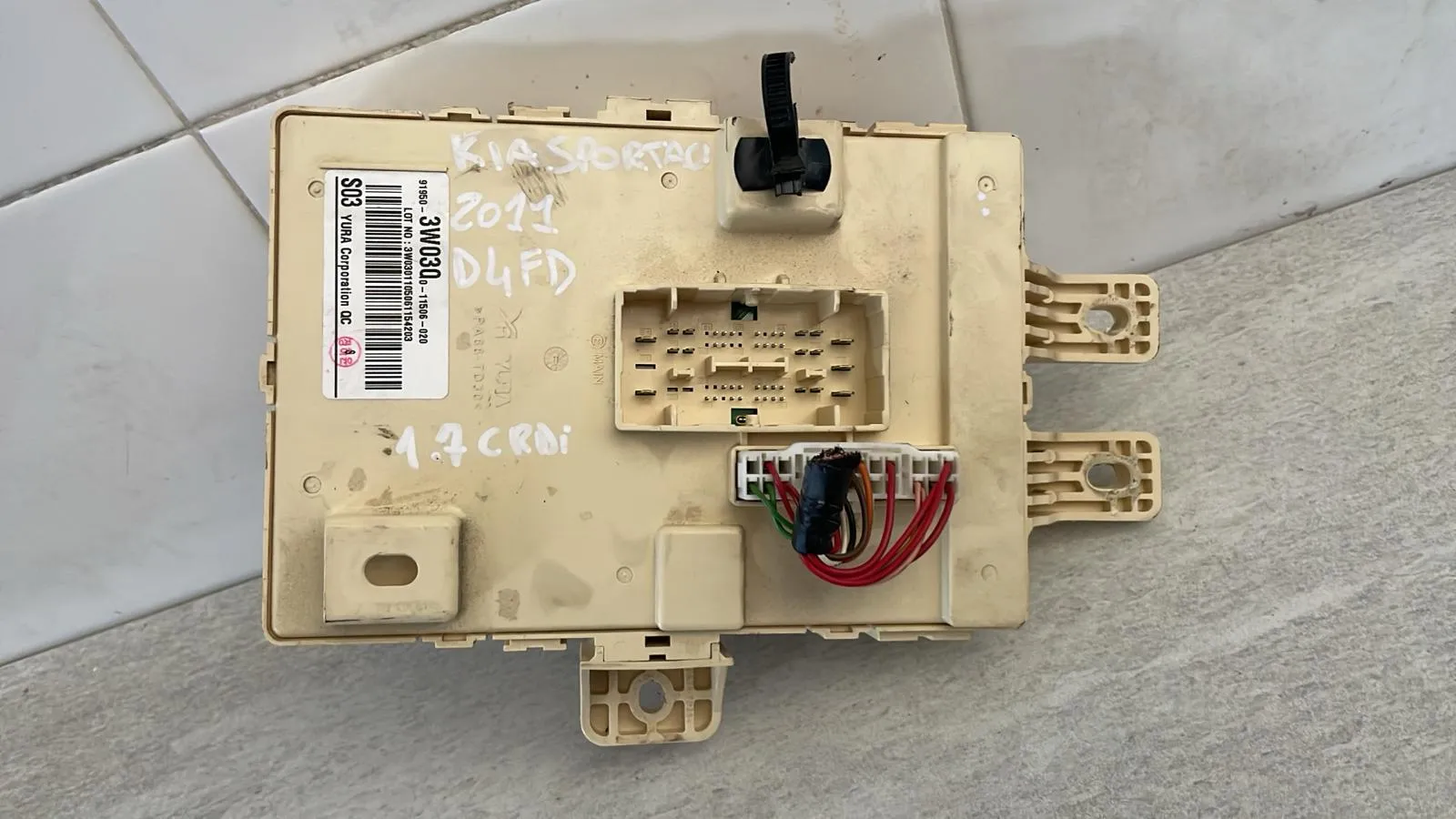 CENTRALINA PORTA FUSIBILI con codice 91950-3W030-11506 da KIA Sportage Serie Diesel 1700 (10>16)