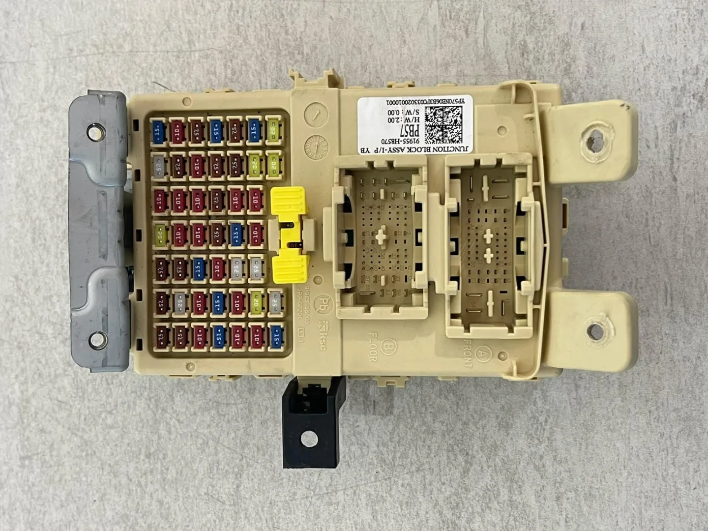 CENTRALINA PORTA FUSIBILI con codice 91955-H8570 da 91955H8570 KIA Stonic Serie con codice motore G4LF Bifuel/Gas 1200