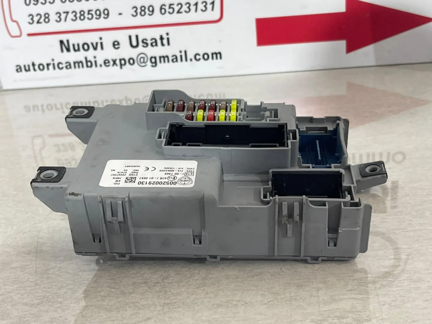 CENTRALINA PORTA FUSIBILI con codice 00520029130 da LANCIA Ypsilon 4° Serie con codice motore 169A4000 Benzina 1200