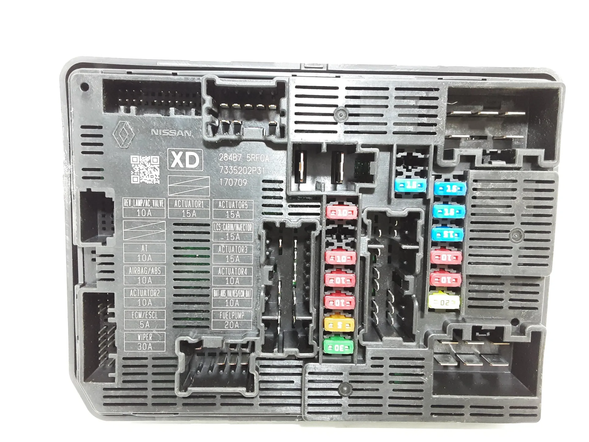 CENTRALINA PORTA FUSIBILI con codice 284B75RF0A da NISSAN Micra Serie (K14) Benzina 1000 (17>)