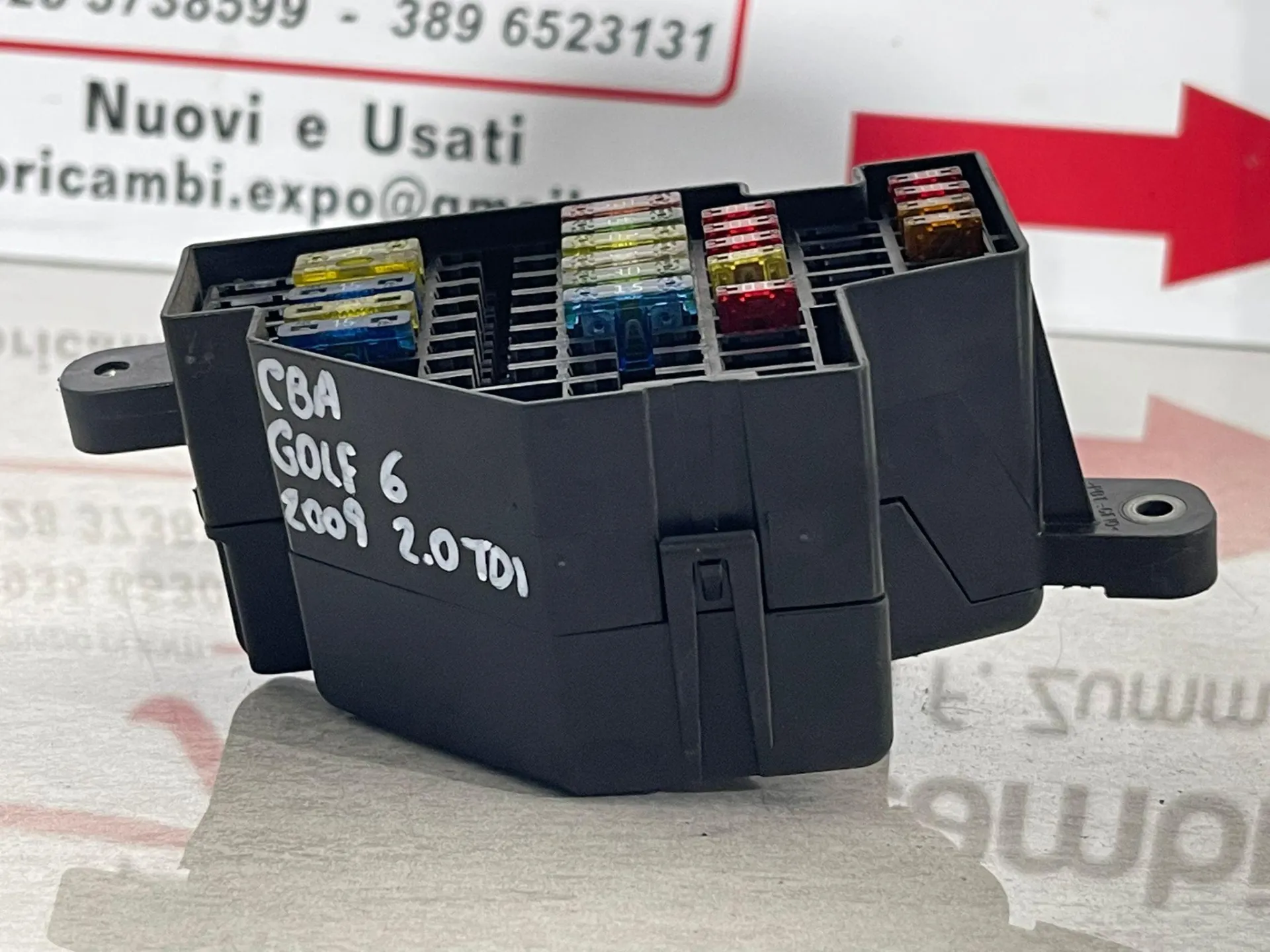 CENTRALINA PORTA FUSIBILI VOLKSWAGEN Golf 6 Berlina con codice motore CBA Diesel 2000