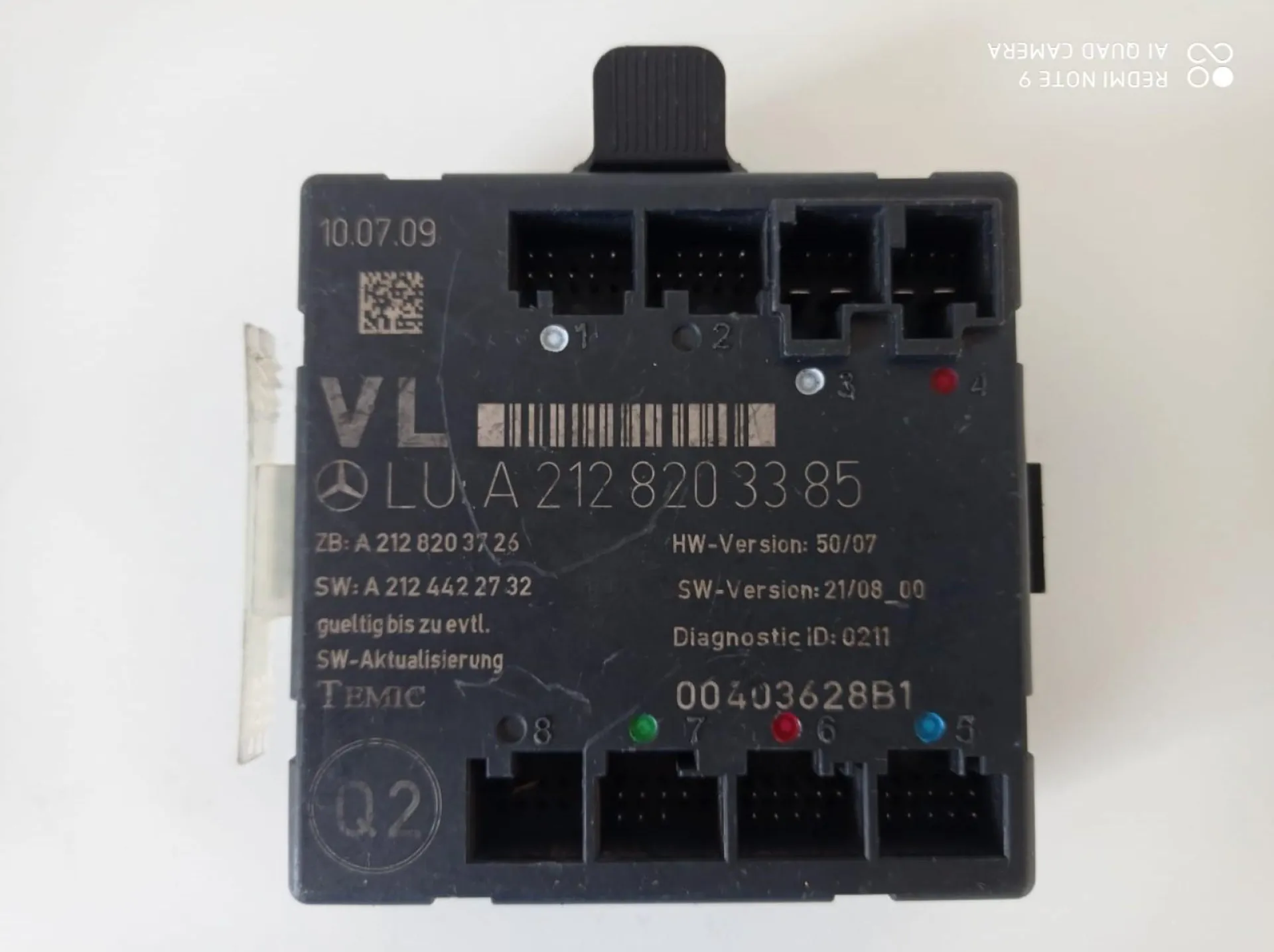 CENTRALINA PORTA SX GUIDA con codice A2128203385 da MERCEDES Classe E Berlina W212 (09>)